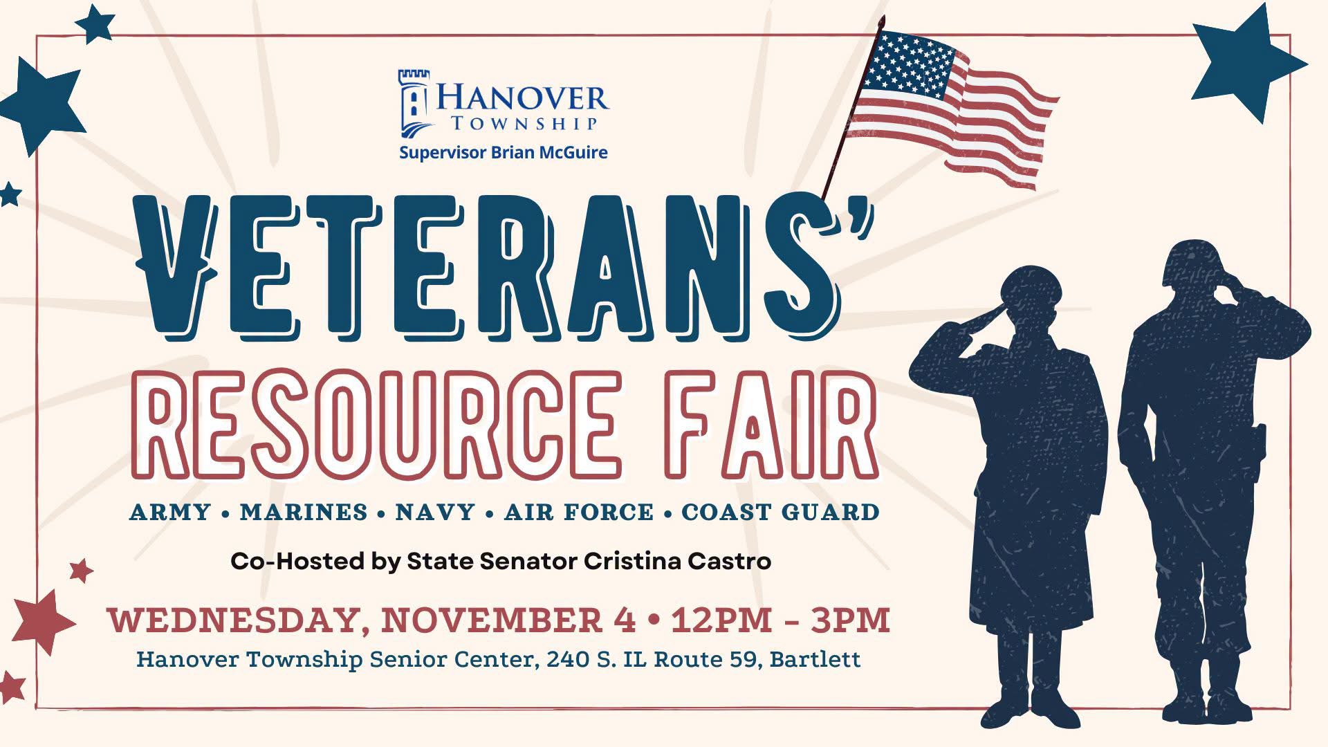 Hanover Towhship Veterans Resource Fair Flyer